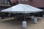 20'Wx30'Lx12'H white frame tent canopy